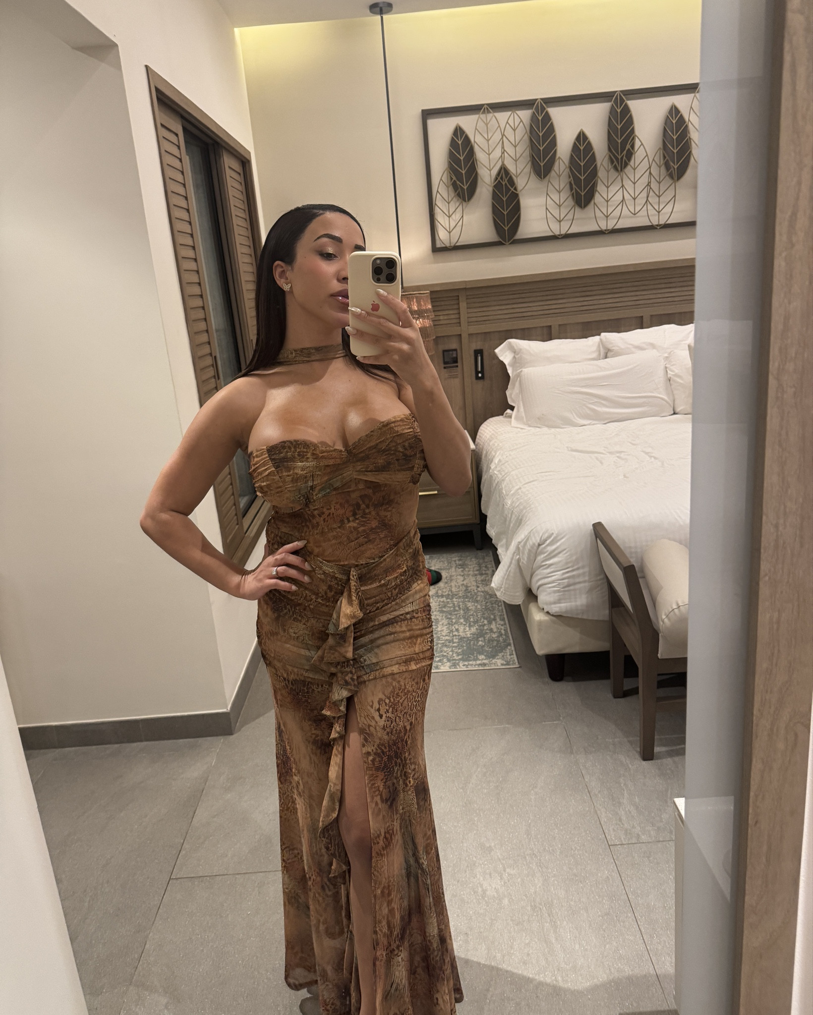 Gorgeous sheer animal print with a sexy slit in the front ✨

#LTKsummer #LTKdresses #LTKtravel