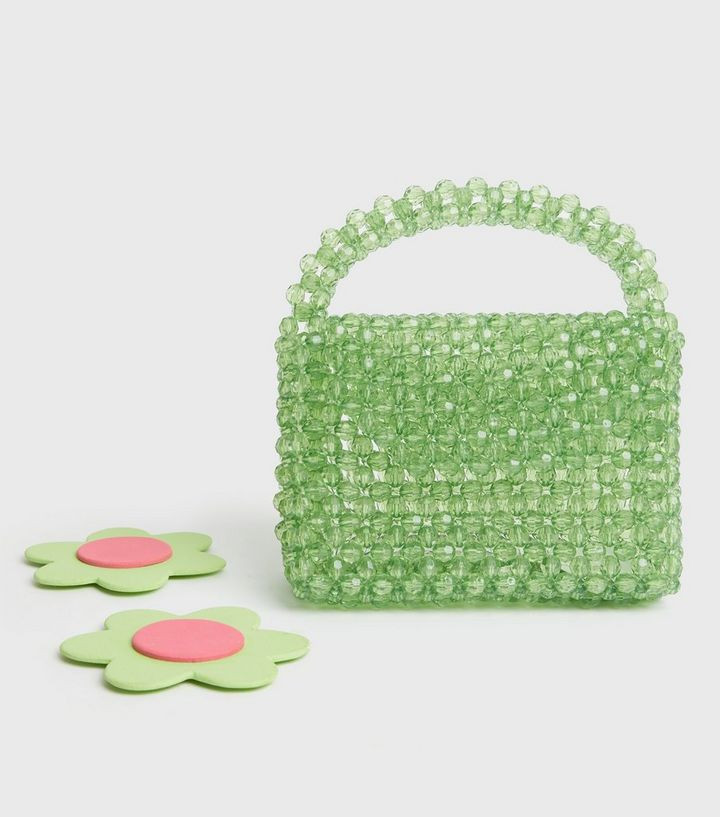 Made for the Wild Ones Green Beaded Cross Body Bag
						
						Add to Saved Items
						Remove f... | New Look (UK)