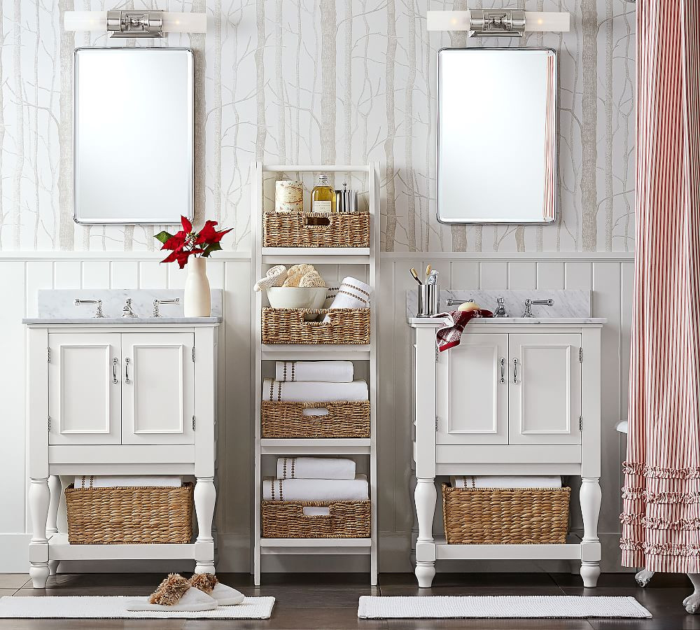 Vintage Rounded Rectangular Mirror | Pottery Barn (US)