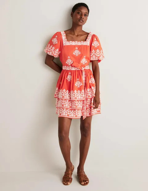 Square Neck Rara Dress | Boden (US)