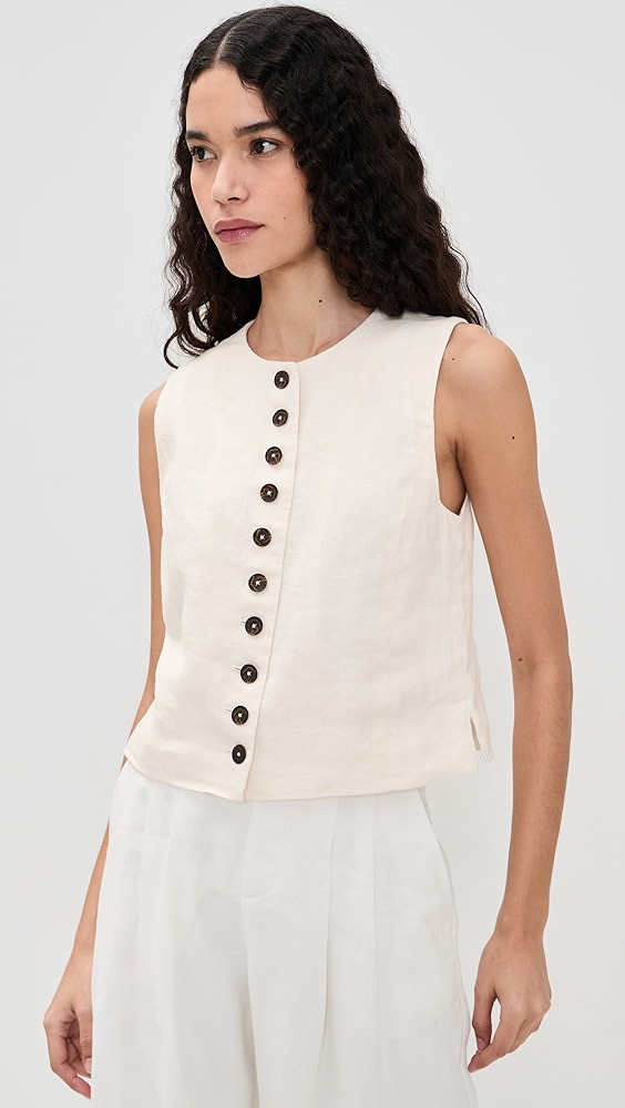 Button Front Shell Top | Shopbop