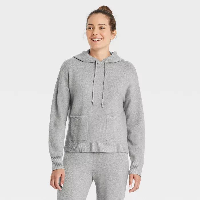 Women's Crewneck Hooded Pullover Sweater - A New Day™ | Target