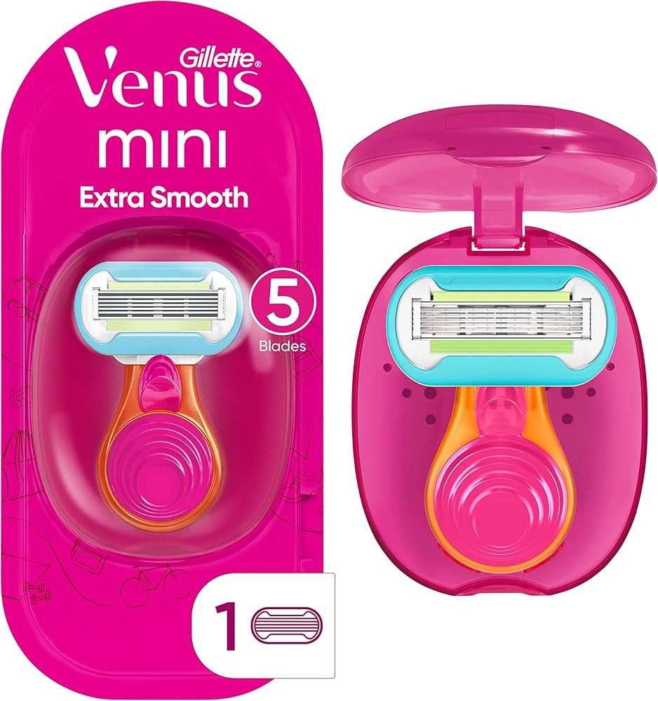 Gillette Venus Mini Extra Smooth Razors for Women, Includes 1 Venus Mini Razor, 1 Razor Blade Ref... | Amazon (US)