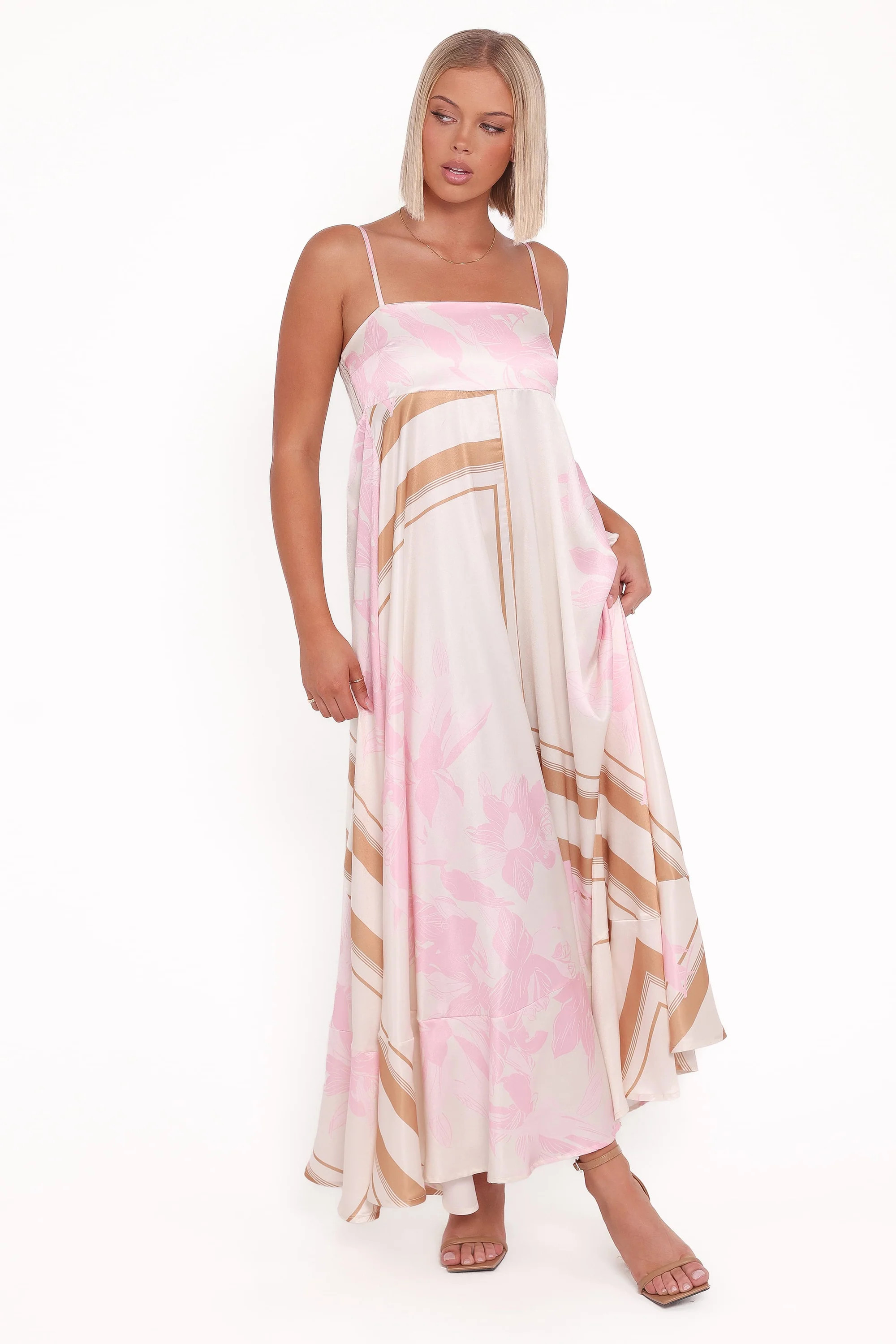 Elanor Maxi Dress - Pink Print | Petal & Pup (US)