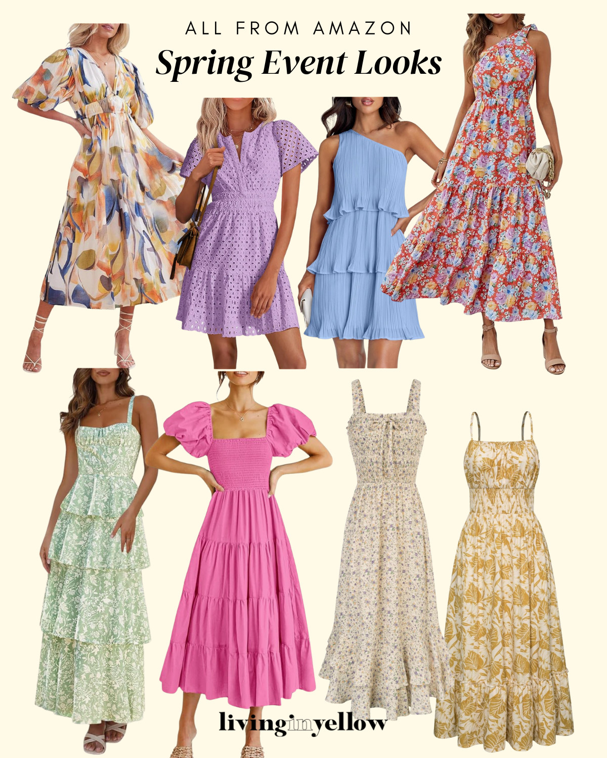 Our favorite dresses from Amazon for your next Spring event! 

 #LTKSeasonal #LTKFindsUnder50 #LTKWedding