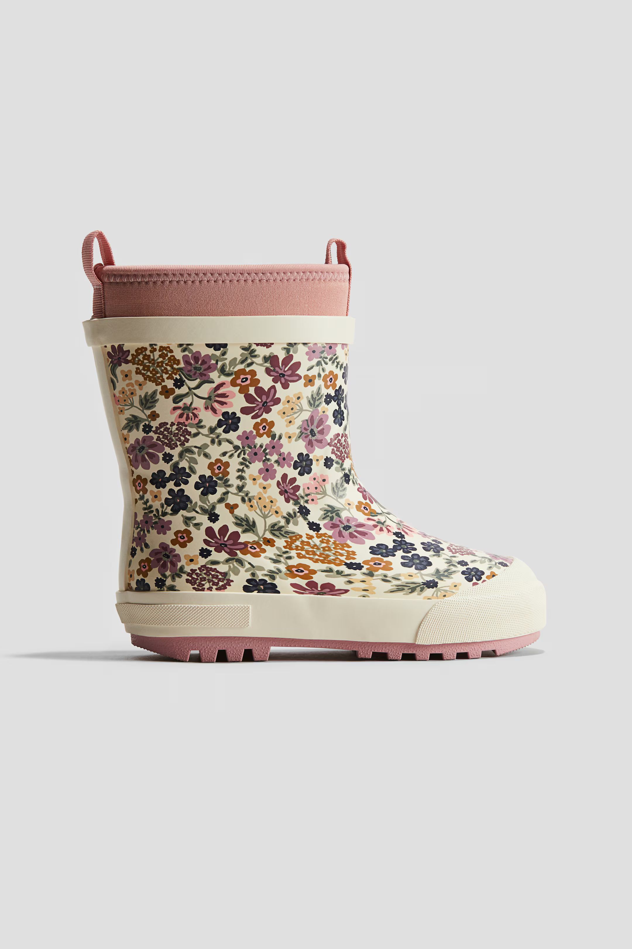 Rubber Boots - No heel - Light beige/floral - Kids | H&M US | H&M (US + CA)