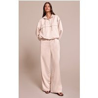 Oyster Satin Wide Leg Pants | PrettyLittleThing US