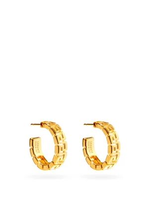 Greca cut-out hoop earrings | Matches (US)