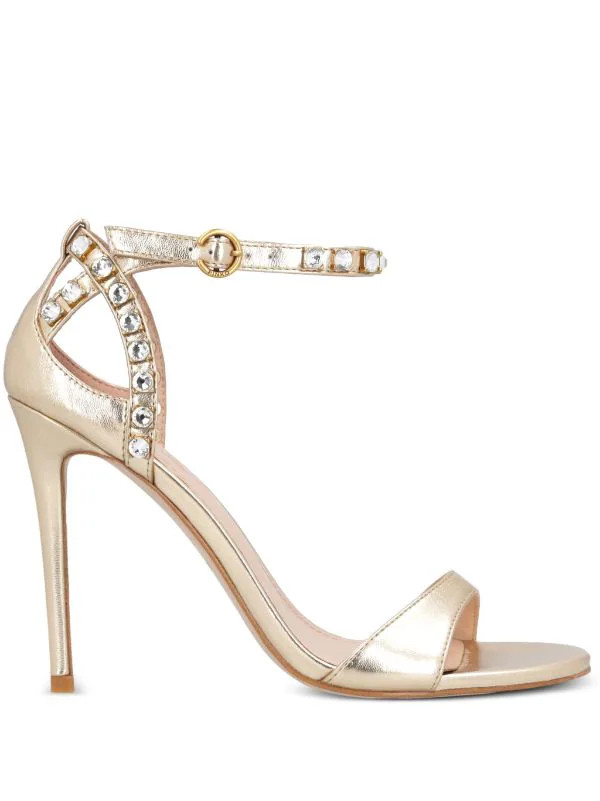 crystal-embellished sandals | Farfetch Global