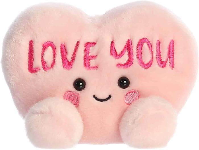 Aurora Adorable Palm Pals Love You Candy Heart Stuffed Animal - Fun Seasonal Plush For Kids and A... | Amazon (US)