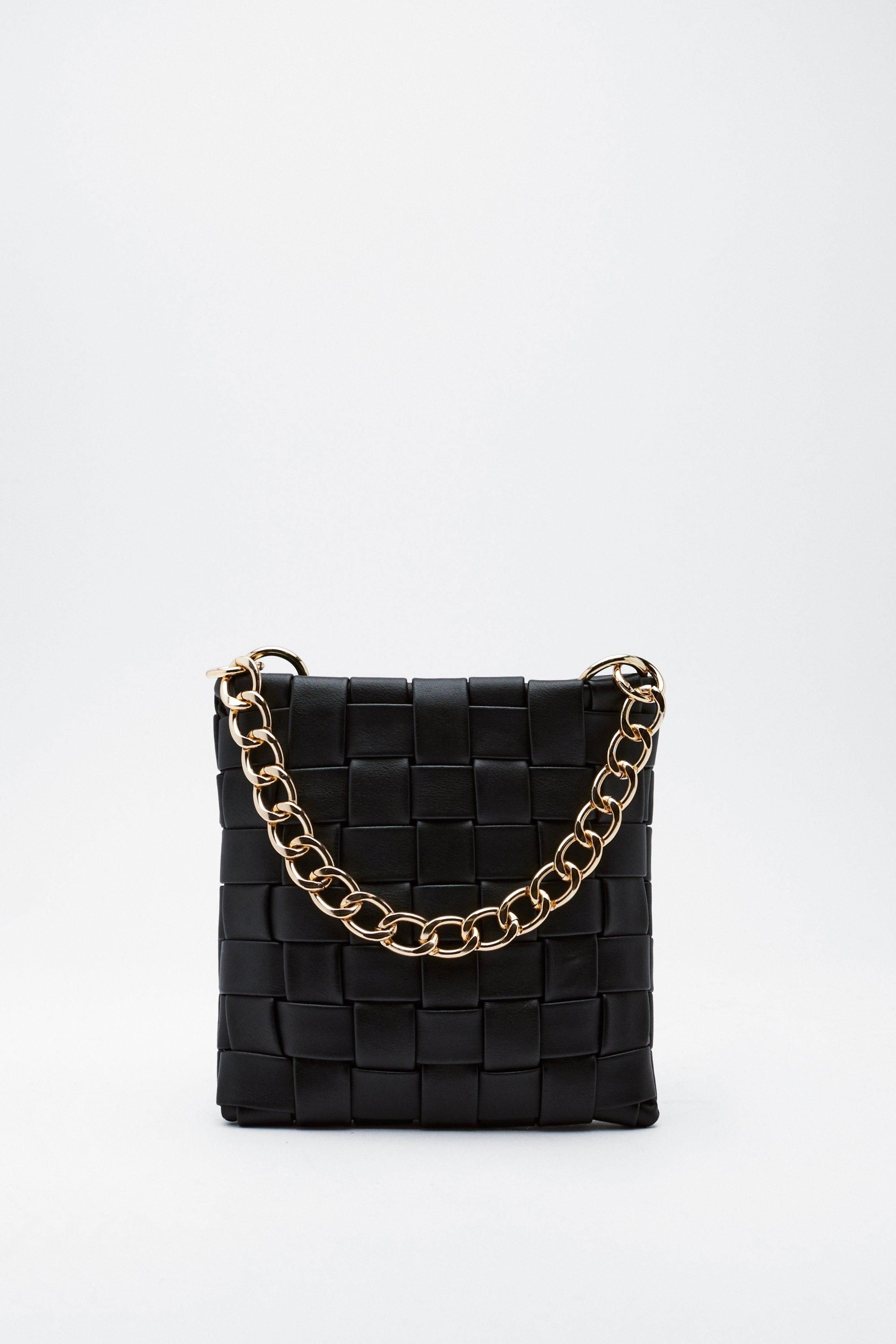 Weave Pu Shoulder Bag | Nasty Gal (US)