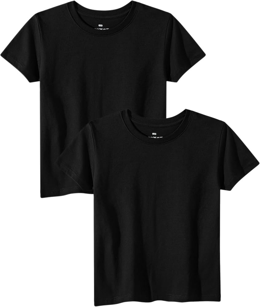 Family Feeling Boys Short Sleeve Summer Crewneck Kids T-Shirts Top Girls 2-Piece Tee | Amazon (US)