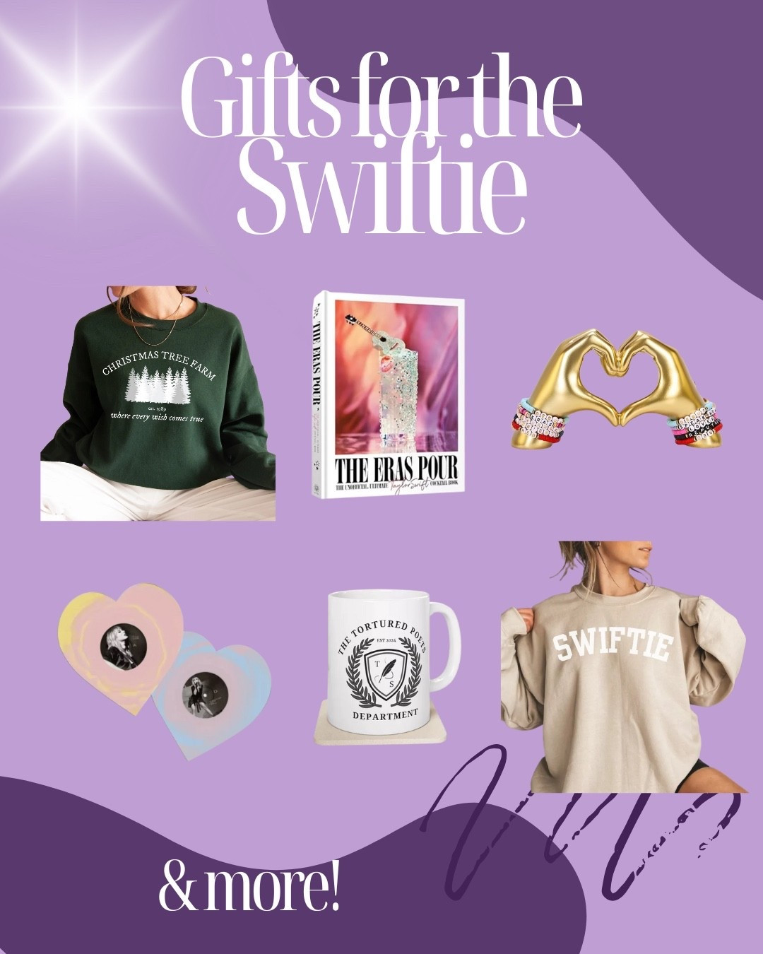 Gift ideas for the Taylor Swift lover in your life! Merch, accessories and cute swiftie inspired items!

#LTKGiftGuide #LTKHoliday
