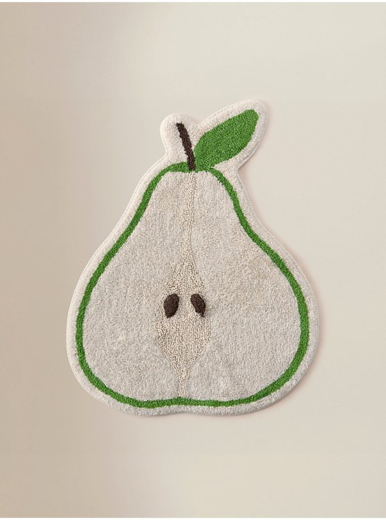 Green Pears Fruity Cotton Bath Mat | George at ASDA