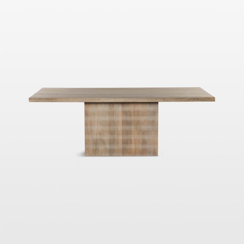 Ivan Light Wash Wood Dining Table | Crate & Barrel | Crate & Barrel