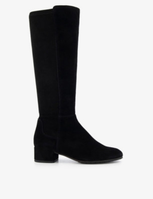 Tayla knee-high suede boots | Selfridges