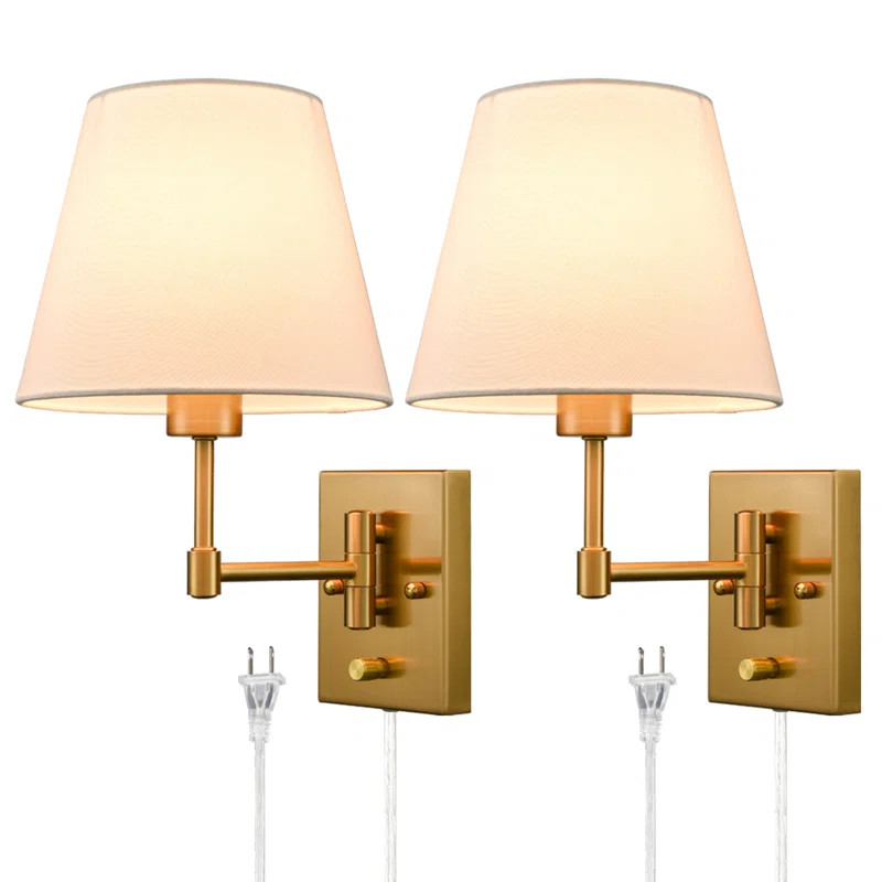 Gralin Iron Plug-in Swing Arm Sconce | Wayfair North America