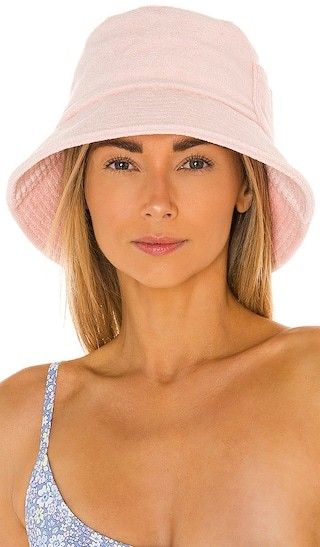 Wave Bucket Hat in Baby Pink | Revolve Clothing (Global)