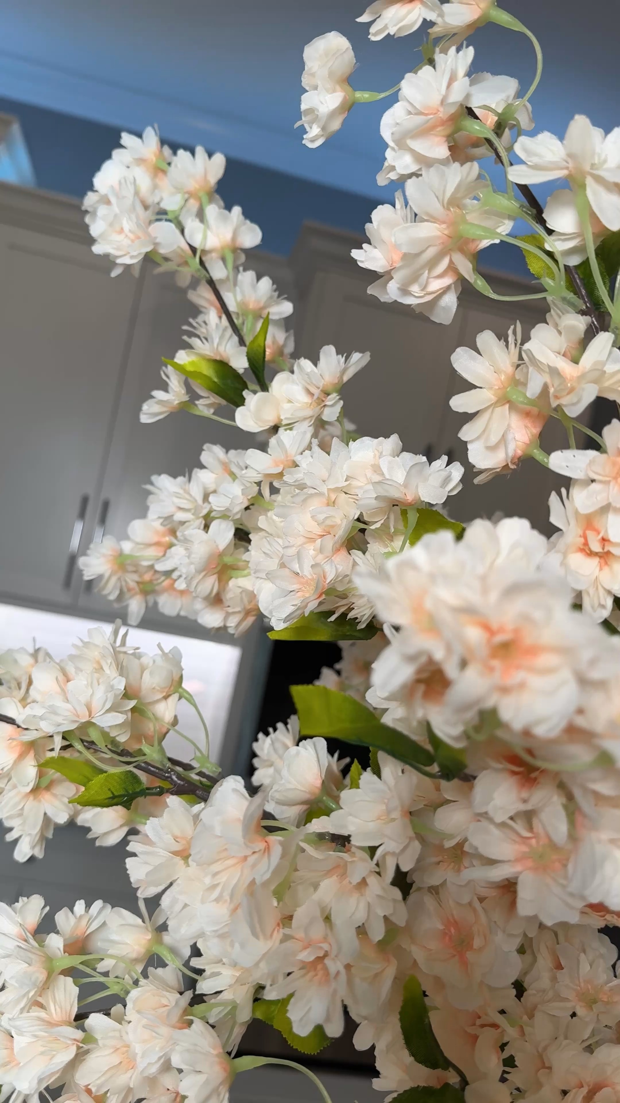 Bringing life to my kitchen island with this soft and dreamy floral arrangement! This textured vase + faux cherry blossoms combo is giving effortless elegance ✨

Everything is linked, just tap to shop the look and elevate your kitchen decor with a touch of spring all year round 🌿 

 #LTKActive #LTKHome #LTKSaleAlert