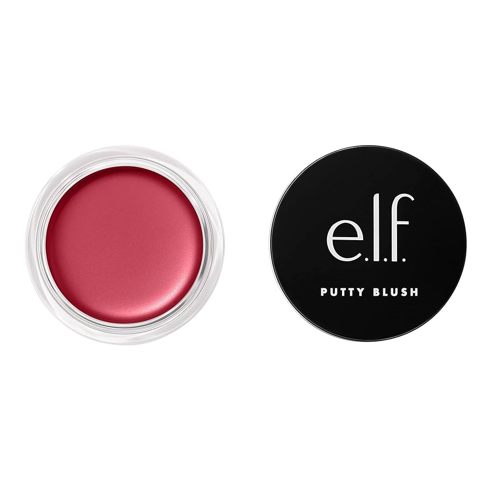 e.l.f. Putty Blush, Creamy & High-Pigment Formula For A Natural Glow, Delivers A Semi-Matte & Pow... | Amazon (US)