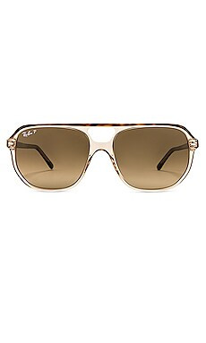Ray-Ban Aviator Sunglasses in Havana & Transparent Brown from Revolve.com | Revolve Clothing (Global)
