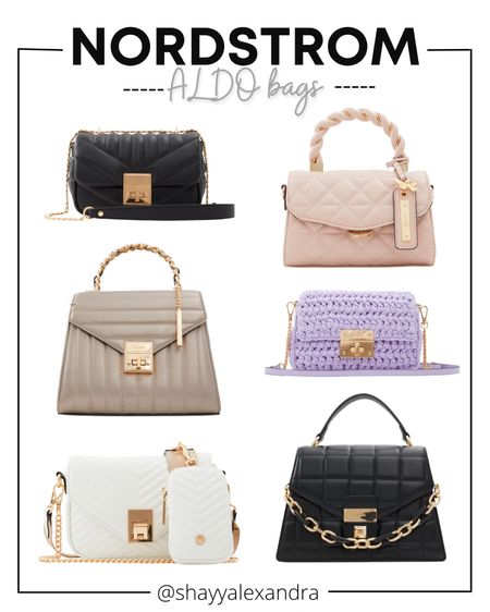 ALDO bags from Nordstrom!

Shoulder Bag | Faux Leather | Handbags | Vegan Leather | Crochet Bag | Hobo Bag

#LTKunder100 #LTKitbag