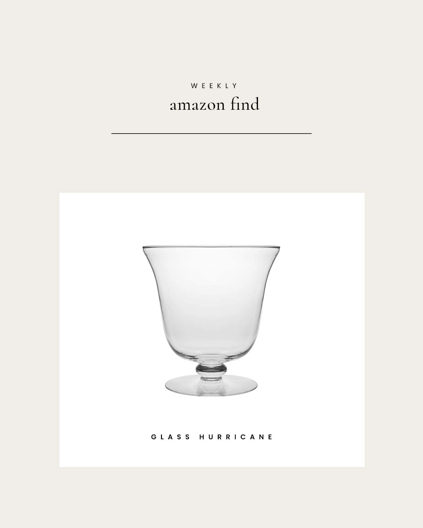 Weekly Amazon Find : Glass Hurricane 

 #LTKHome