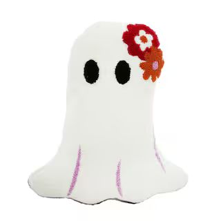 14" Ghost with Flowers Pillow by Ashland® | Michaels Stores