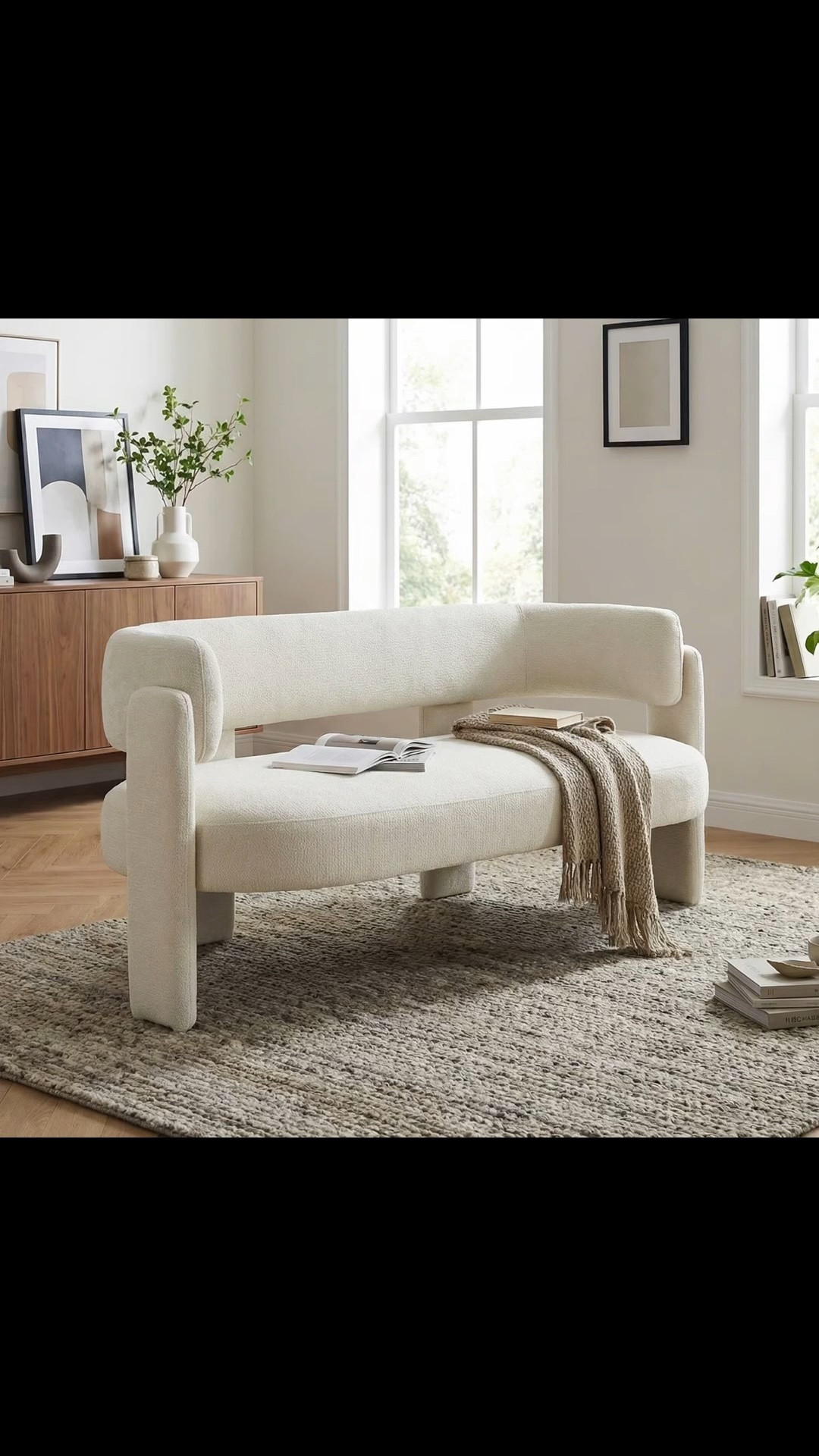 Upholstered Barrel Backrest Loveseat Sofa

#LTKmomlife #LTKdayinmylife #LTKxMadewell