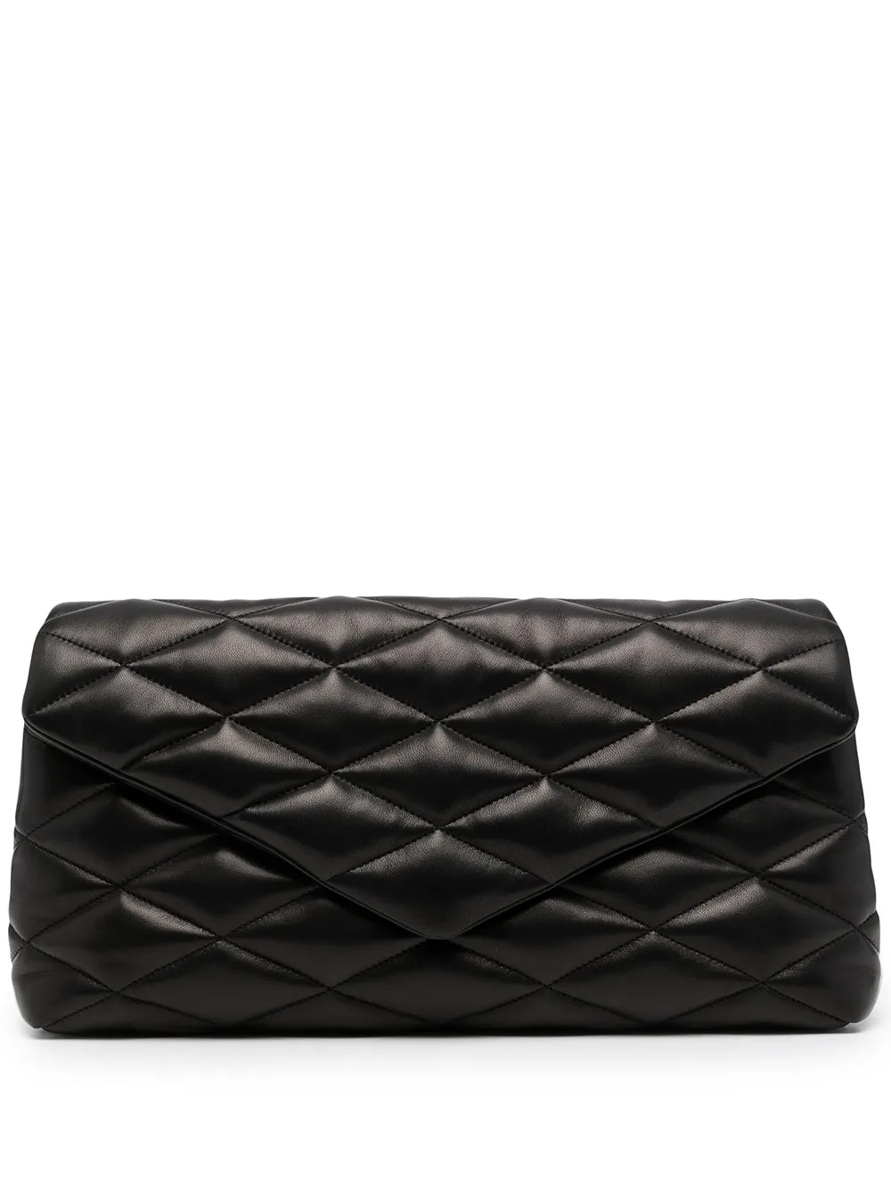 Saint Laurent Sade Puffer Clutch Bag - Farfetch | Farfetch Global