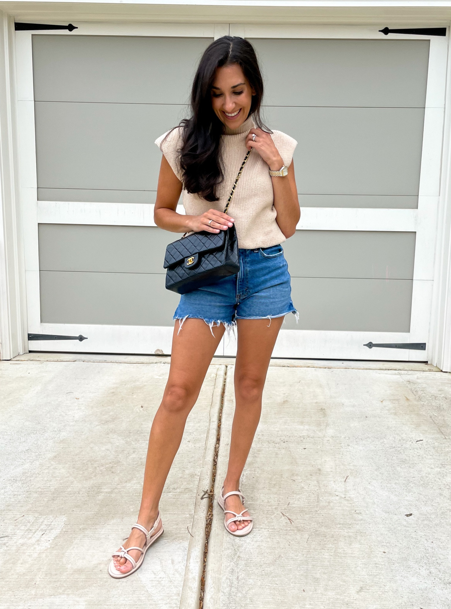 Casual summer date night outfit / Abercrombie mom shorts / amazon top 

#LTKstyletip #LTKunder50 #LTKunder100