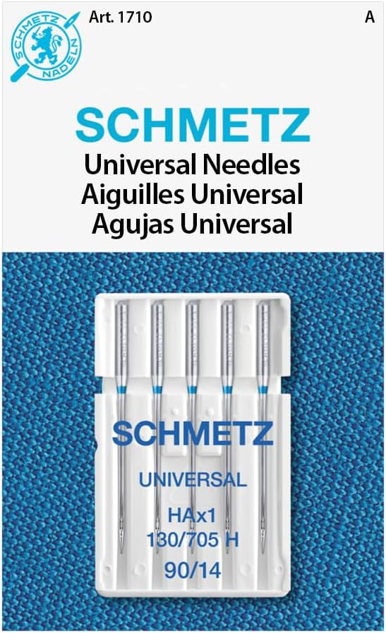 SCHMETZ Universal Sewing Machine Needles - Size 90/14, 5-Needle Cards, Pack of 1 | Amazon (US)