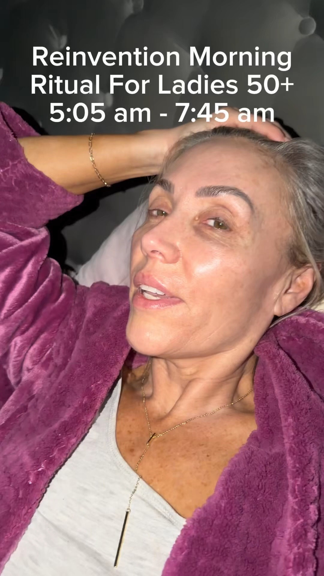 Ladies 50+ take care of you before the world needs you!
I call this my Reinvention Ritual because this is exactly what I did to reinvent myself. Glowing up and becoming a morning person after having a baby at 45 was the best decision I made! 
I share this because it’s never too late! #morningroutine #rituals #glowup #ladiesover50

#LTKOver40