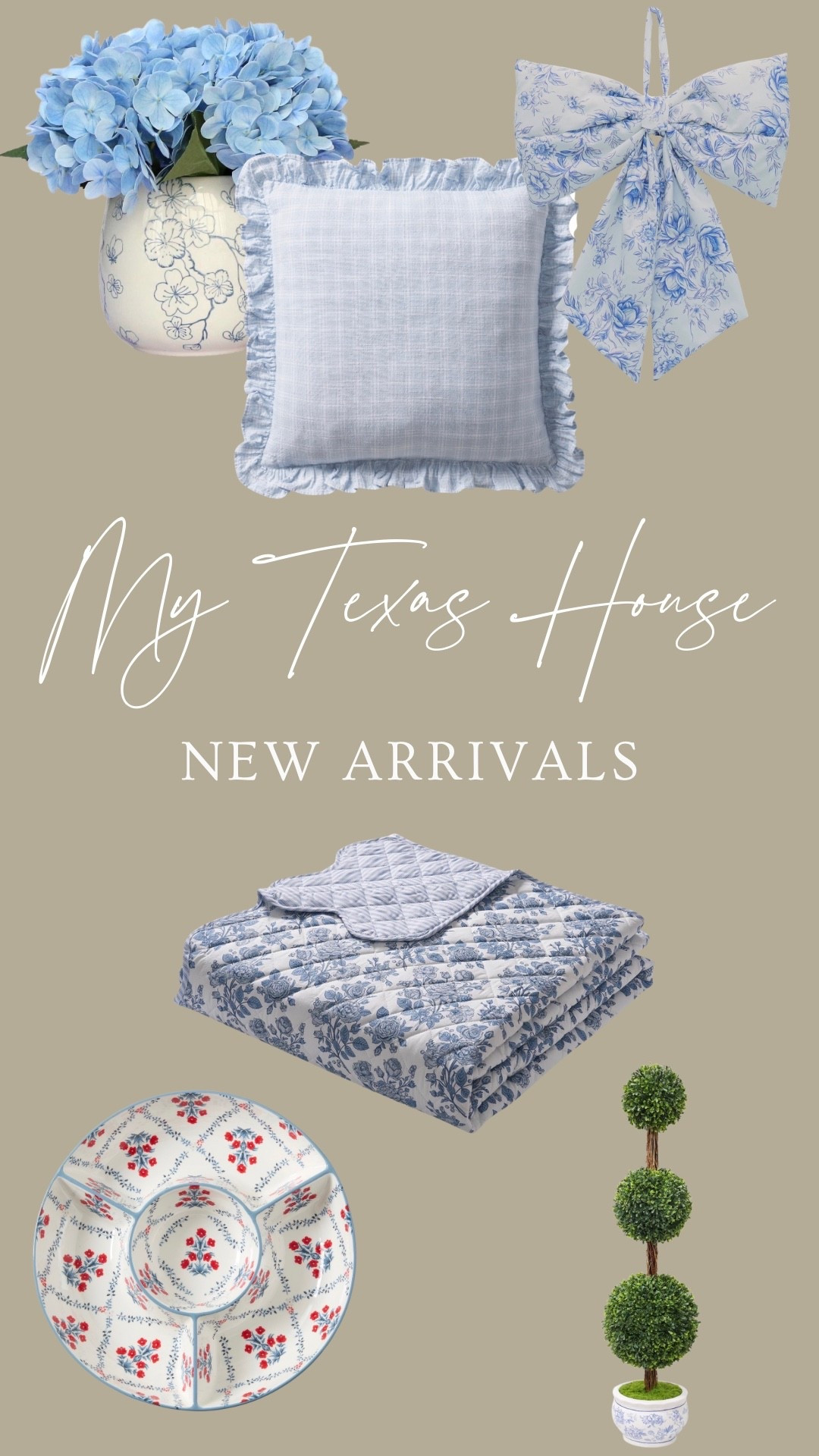 I’m LOVING these stunning new arrivals for summertime from My Texas House at Walmart🩵

#LTKSeasonal #LTKHome