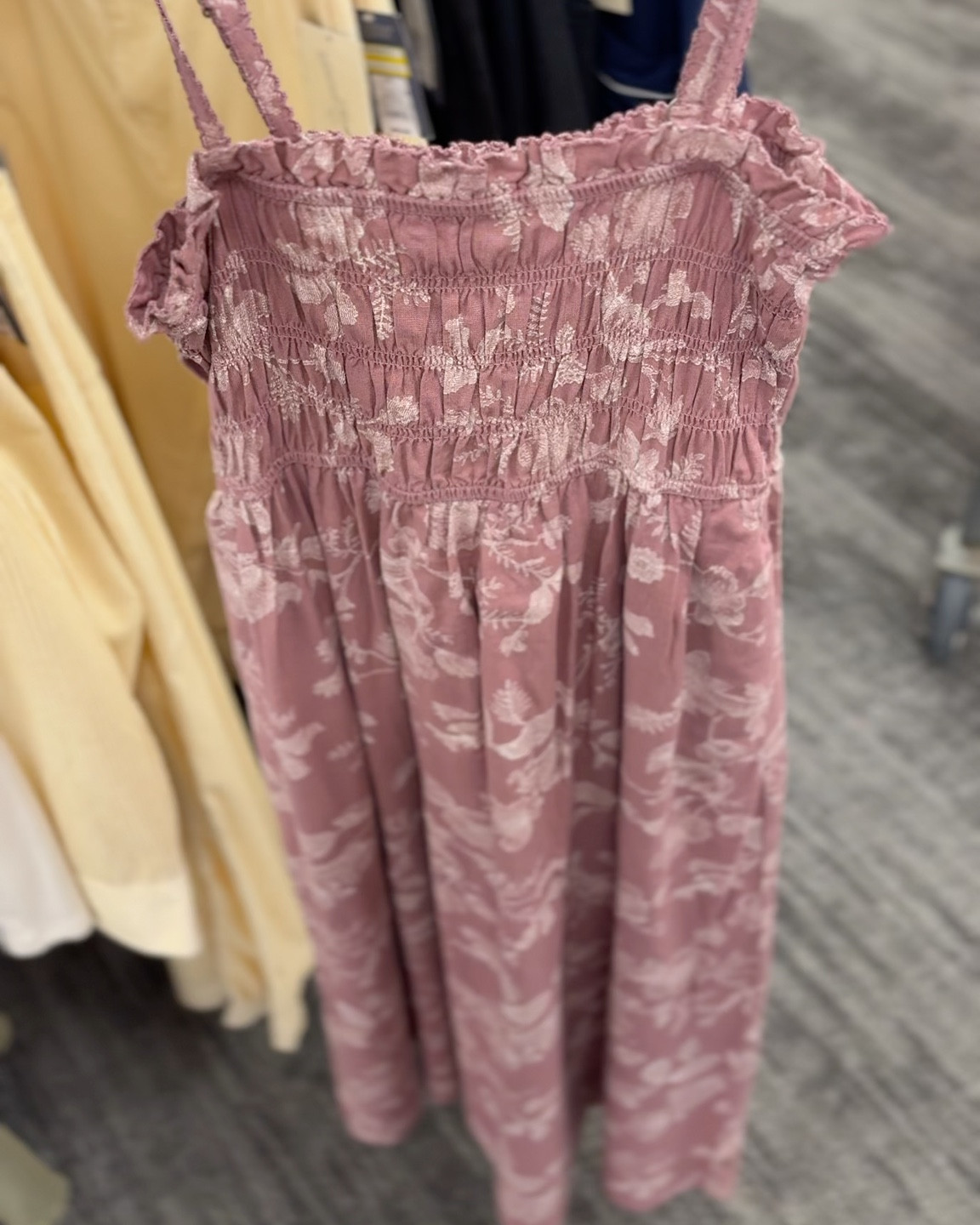 Cutest smocked riffle dress!! Maxi length and adjustable straps 

Easter dress, spring dress, summer dress

#LTKSeasonal