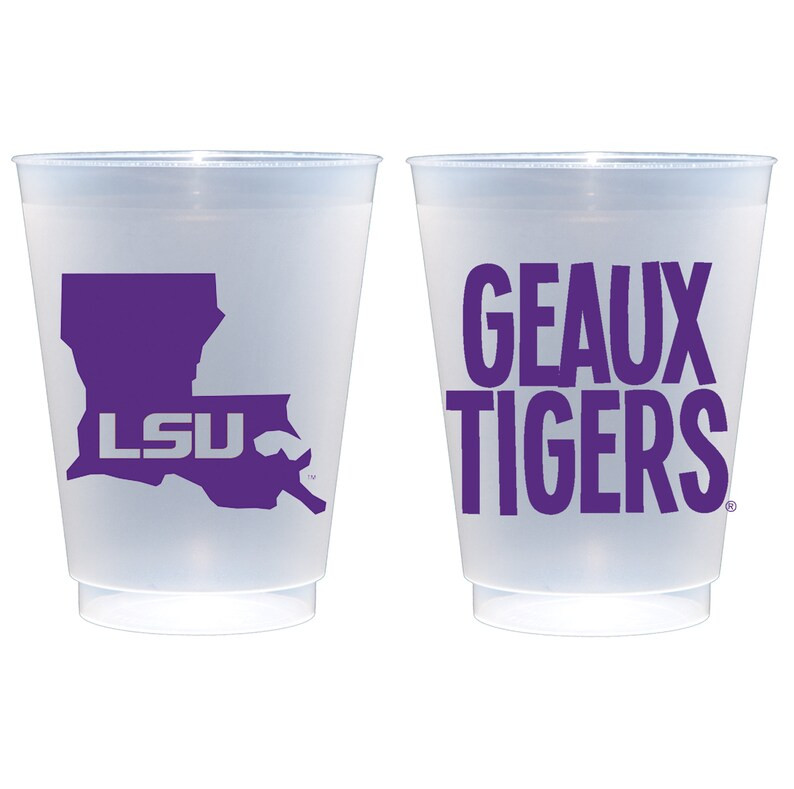 Louisiana State University - LSU Geaux Tigers {shatterproof Cup 10 Pack{ - Etsy | Etsy (US)