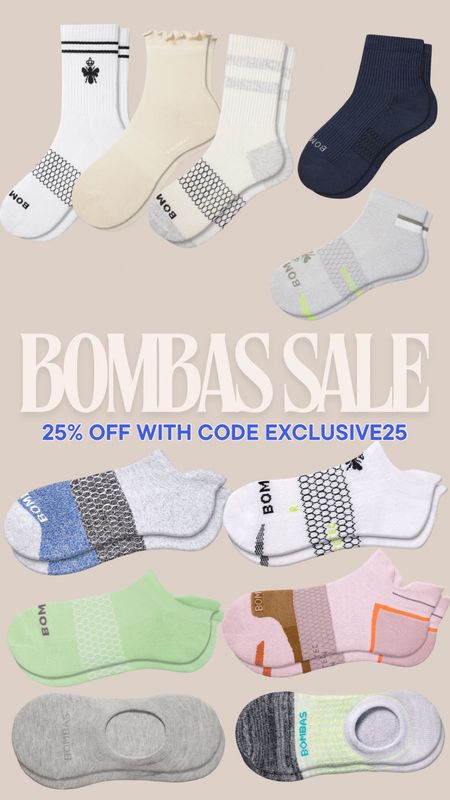 New customers can get 25% off your first order over $70 at bombas with code EXCLUSIVE25

Free shipping too! 

If you’re already a customer, make a purchase with a different email to use the code! 

#LTKFindsUnder100 #LTKFindsUnder50 #LTKSaleAlert