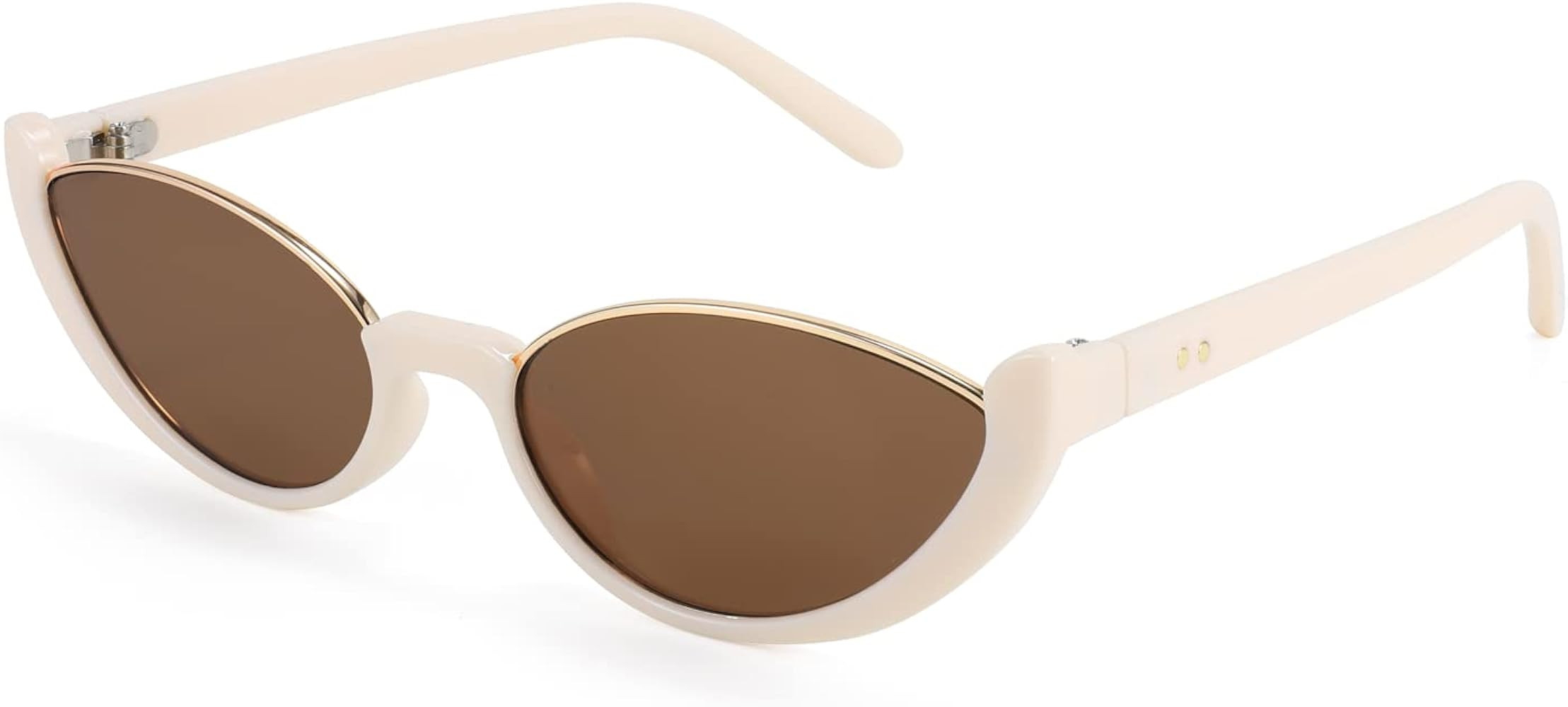 FEISEDY Fashion Small Cat Eye Sunglasses for Women Retro Trendy Cool Sun Glasses B2864 | Amazon (US)