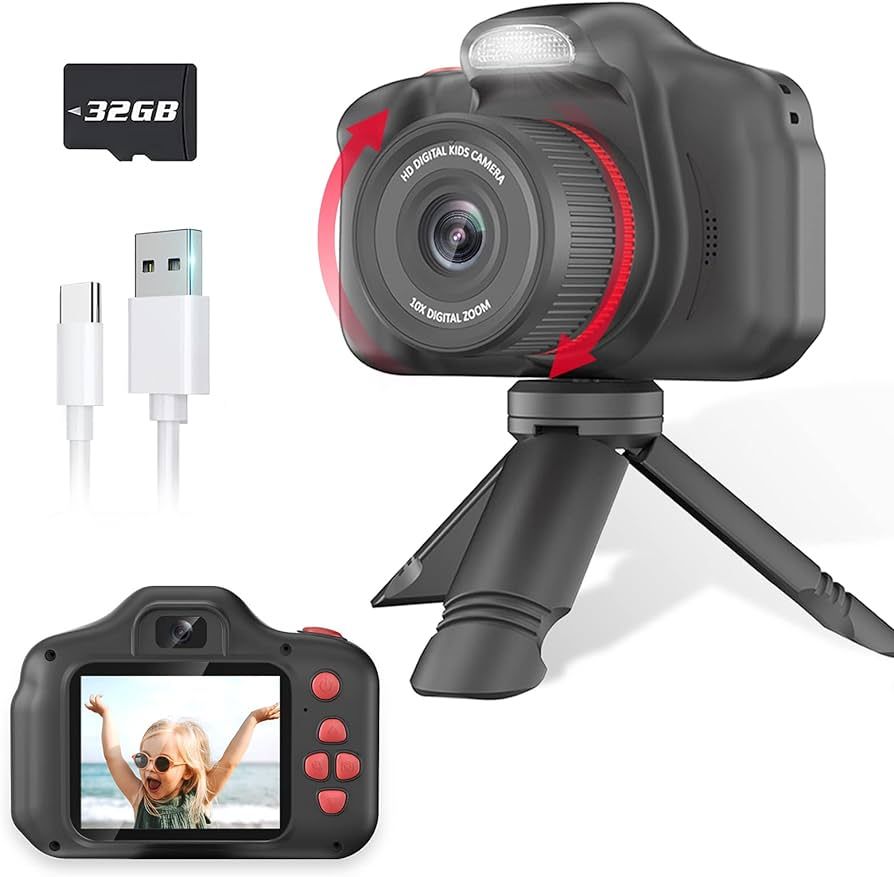 Seckton Upgrade Kids Selfie Camera, Christmas Birthday Gifts for Kids Age 3-10, Children Digital ... | Amazon (US)