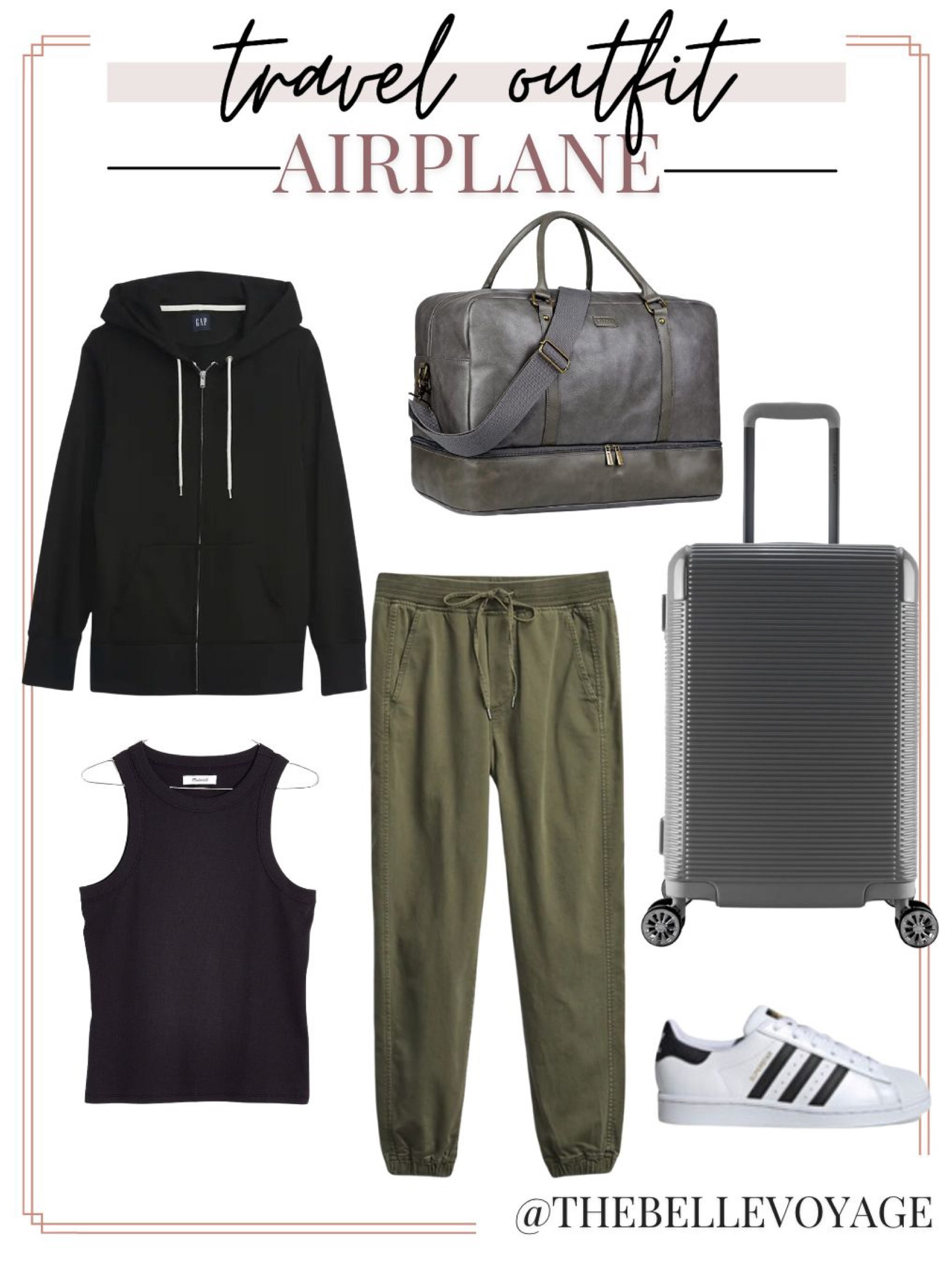 Cute and comfy airport outfit!  Wear as an airport look or as a #vacationoutfit.  Works for spring and summer!

#LTKSeasonal #LTKstyletip #LTKtravel
