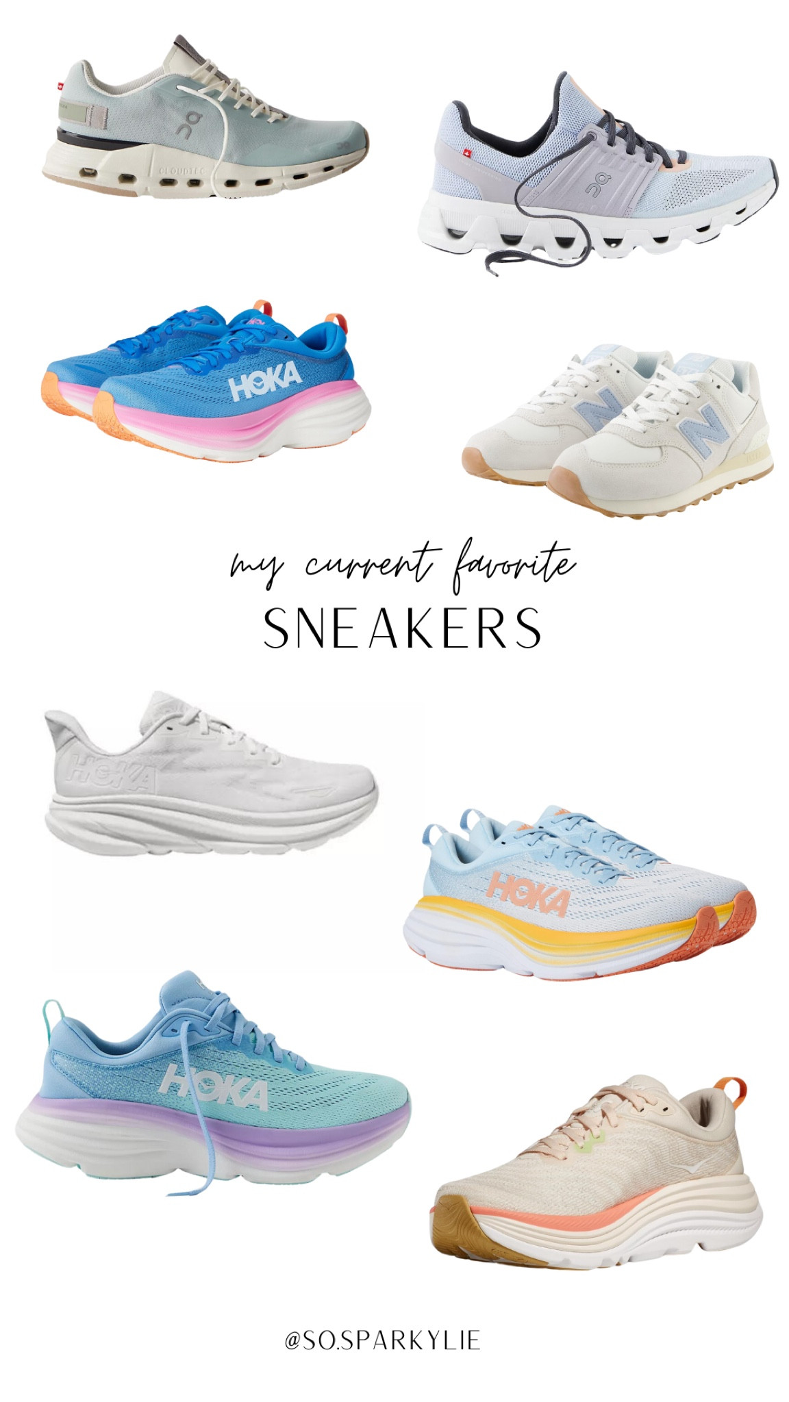 Love these sneakers from on, hoka, and new balance! 🤍🏃🏼‍♀️💨

#LTKTravel #LTKShoeCrush #LTKFitness