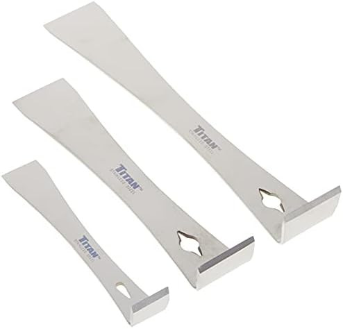 Titan 17007 3-Piece Stainless Steel Pry Bar Scraper Set | Amazon (US)