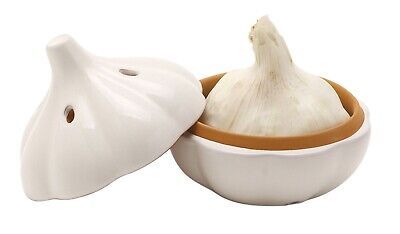 Joie Terracotta Garlic Keeper, Vented Storage Container, White  | eBay | eBay US