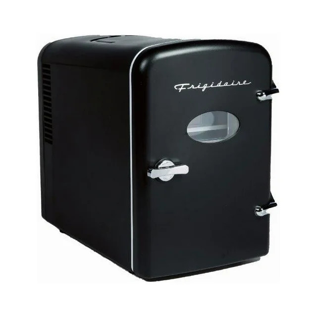 Frigidaire Portable Retro 6-can Mini Fridge EFMIS129, Black | Walmart (US)