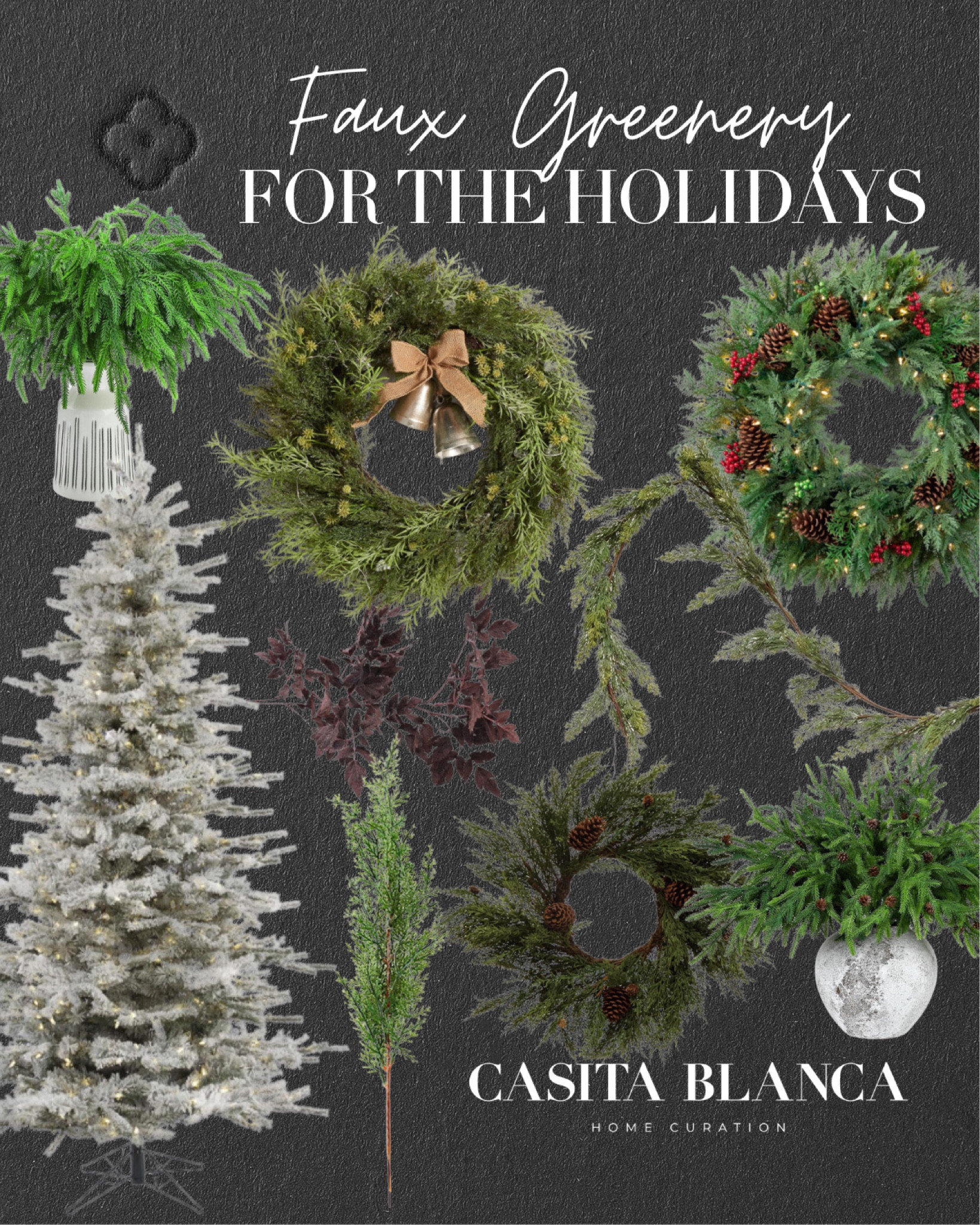 Faux greenery for the holidays 

Christmas  Christmas tree  Christmas decor  Christmas decor ideas  Wreath  Garland  Greenery  Faux greenery  Plant  Stems  Holiday  Holiday home  Holiday home decor  Seasonal decor  Outdoor  Indoor  Front door  Front porch  Mantle  Staircase

#LTKhome #LTKHoliday #LTKSeasonal