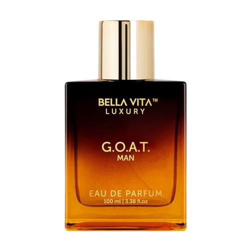 Bellavita Luxury G.O.A.T. Eau de Parfum | 100 ml (3.4 fl.oz.) | Perfume for Men | Citrus, Bergamot, Patchouli, and Vetiver Notes | Long Lasting Men's Fragrance | Amazon (US)