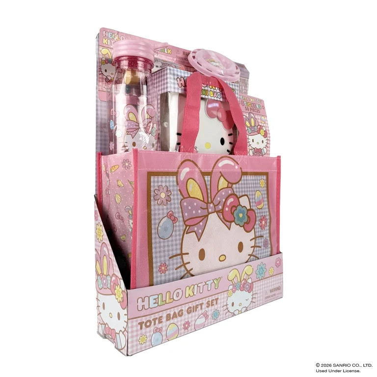 Hello Kitty Tote Bag Prefilled Gift Set | Walmart (US)
