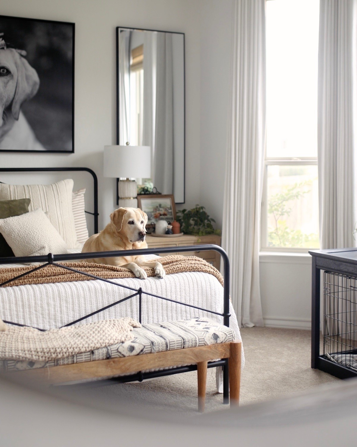 Sometimes your bed doesn’t need a million layers to feel cozy. 🤎 A simple quilt topped with a chunky knit blanket adds just enough texture and warmth while still keeping everything relaxed and effortless.

I love how the chunky knit instantly makes the whole room feel a little softer and more inviting. Sharing my quilt, chunky blanket, and bedroom details below!

#LTKHome #LTKSaleAlert