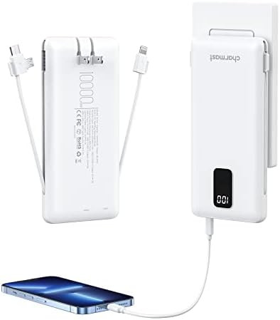 Charmast Portable Charger Battery Pack 10000mah, Power Bank with 5 Outputs & LCD Display, Built-i... | Amazon (US)