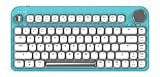 Azio IZO Wireless BT5/USB PC & Mac Mechanical Keyboard, Pre-Lubed Red Switches, Mint Daisy (IK409) | Amazon (US)